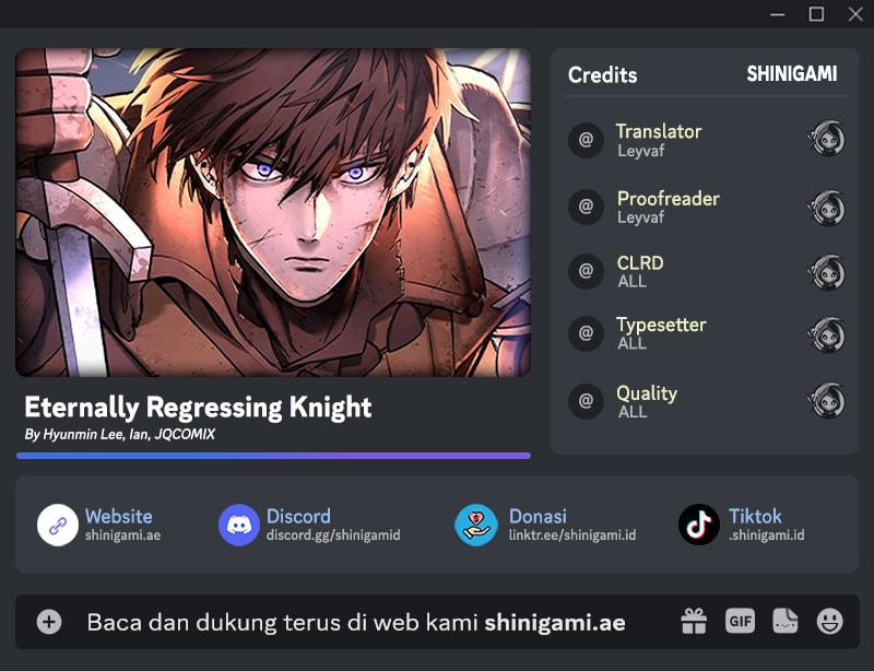 Eternally Regressing Knight Chapter 112.3 - halaman 1