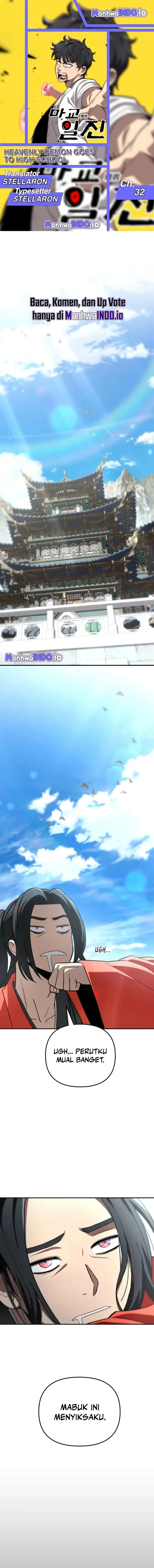 Heavenly Demon Goes to High School Chapter 32 - halaman 1