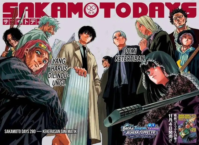 Sakamoto Days Chapter 280 - halaman 3