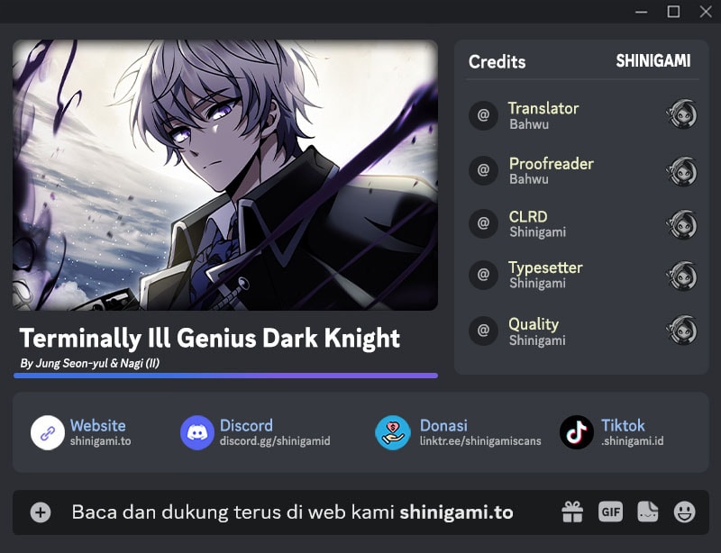 Terminally-Ill Genius Dark Knight Chapter 170 - halaman 1
