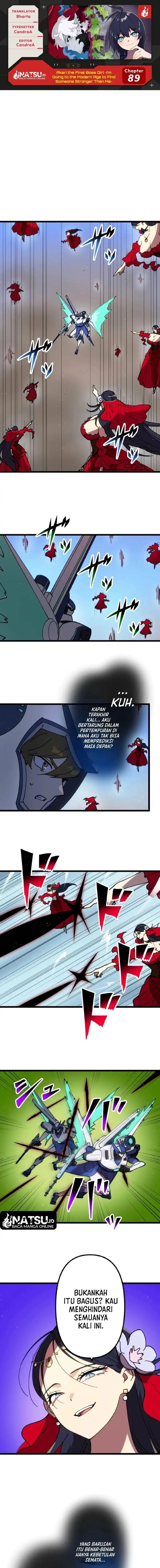 Akari the Final Boss Girl ~I’m Going to the Modern Age to Find Someone Stronger Than Me~ Chapter 89 - halaman 1