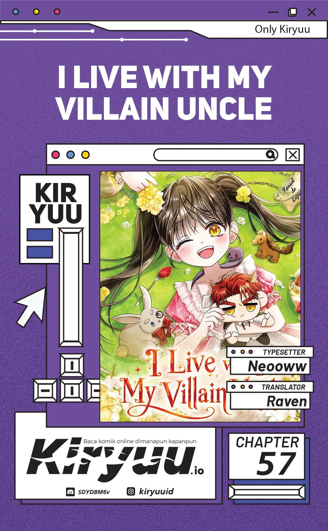 I Live With My Villain Uncle Chapter 57 - halaman 1