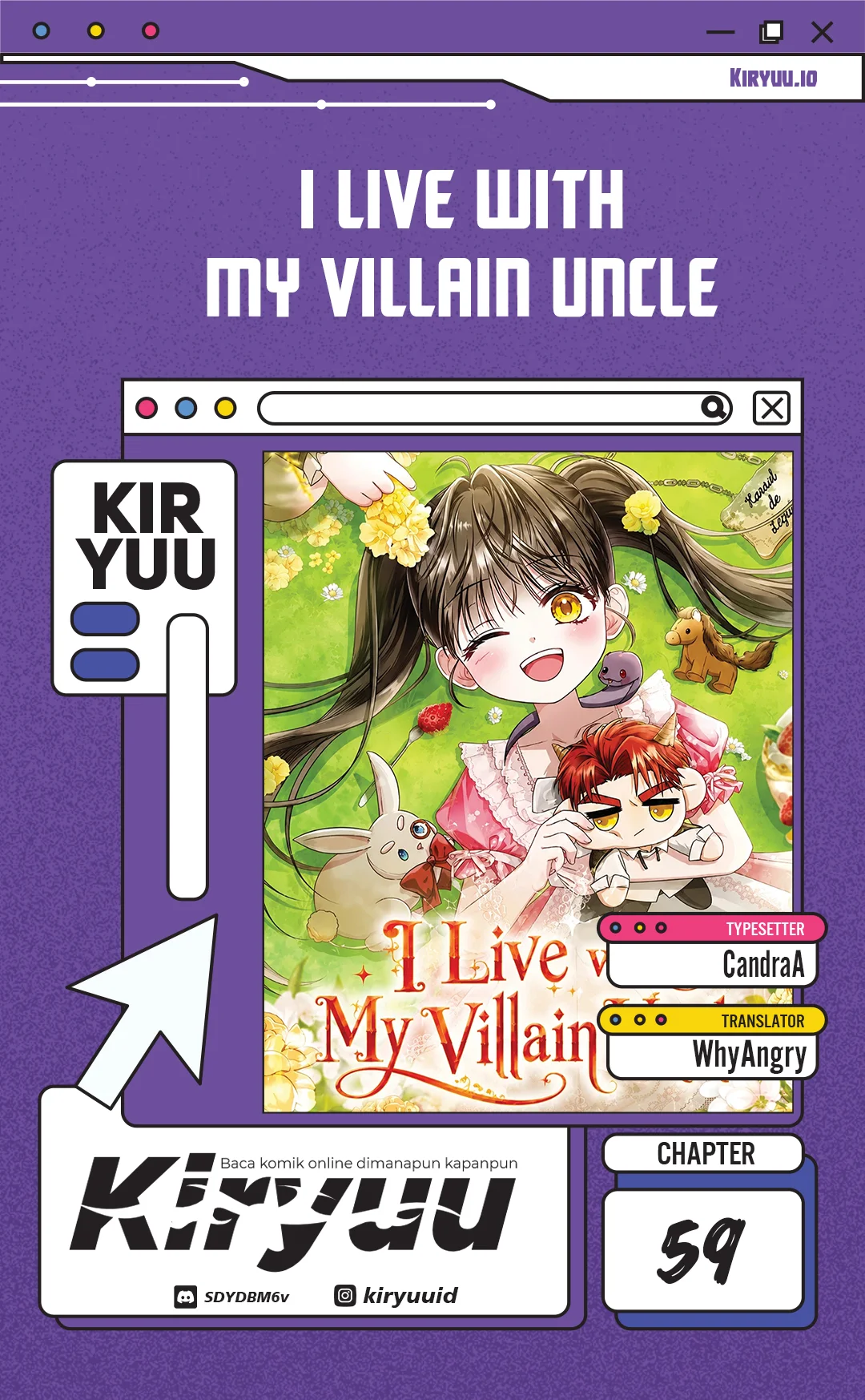I Live With My Villain Uncle Chapter 59 - halaman 1