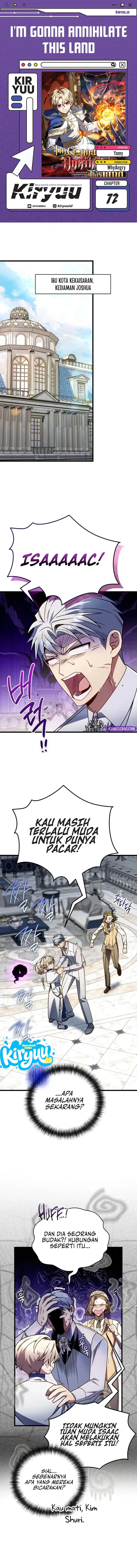 I’m Going To Destroy This Country Chapter 72 - halaman 1