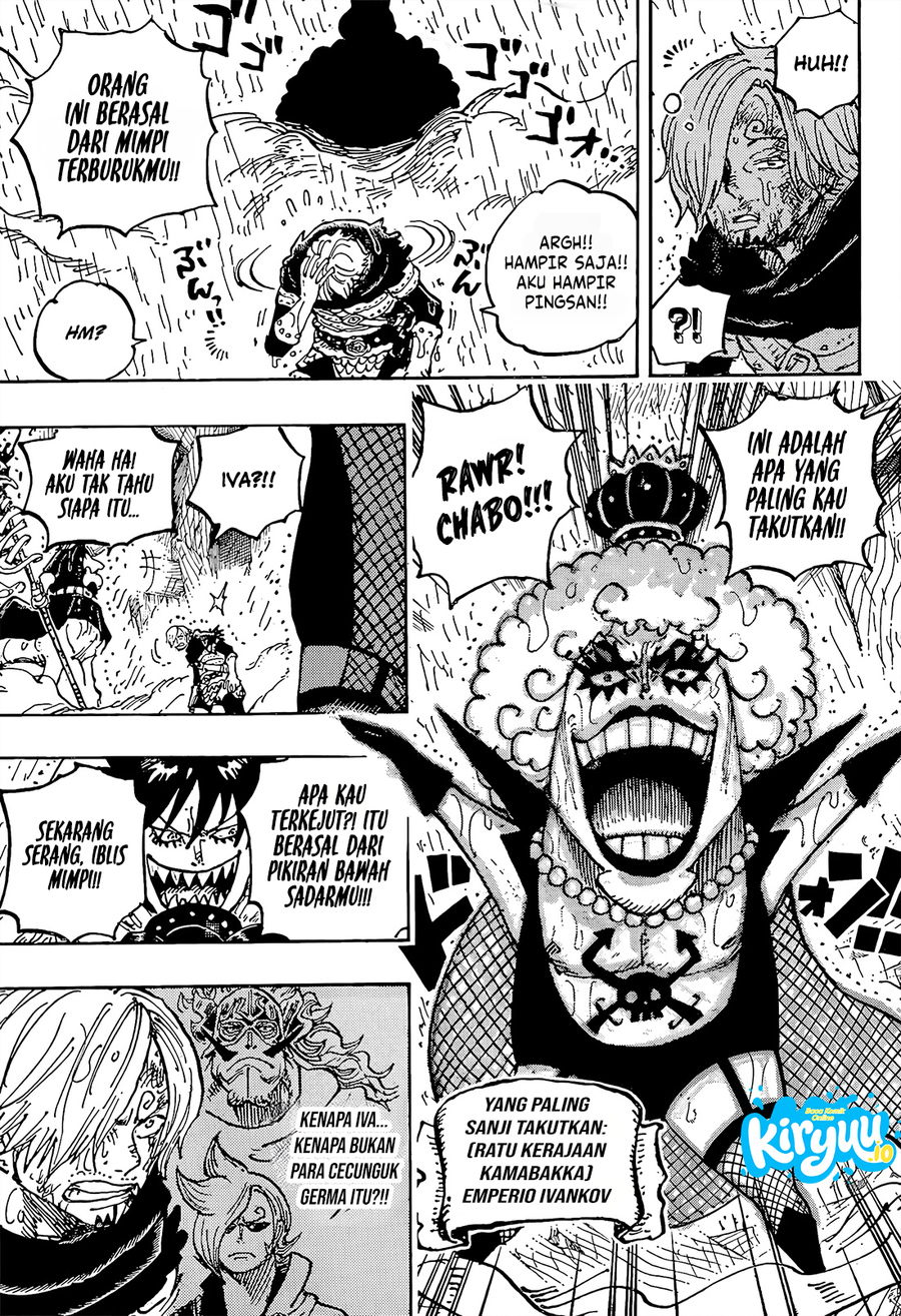 One Piece Chapter 1196 - halaman 10