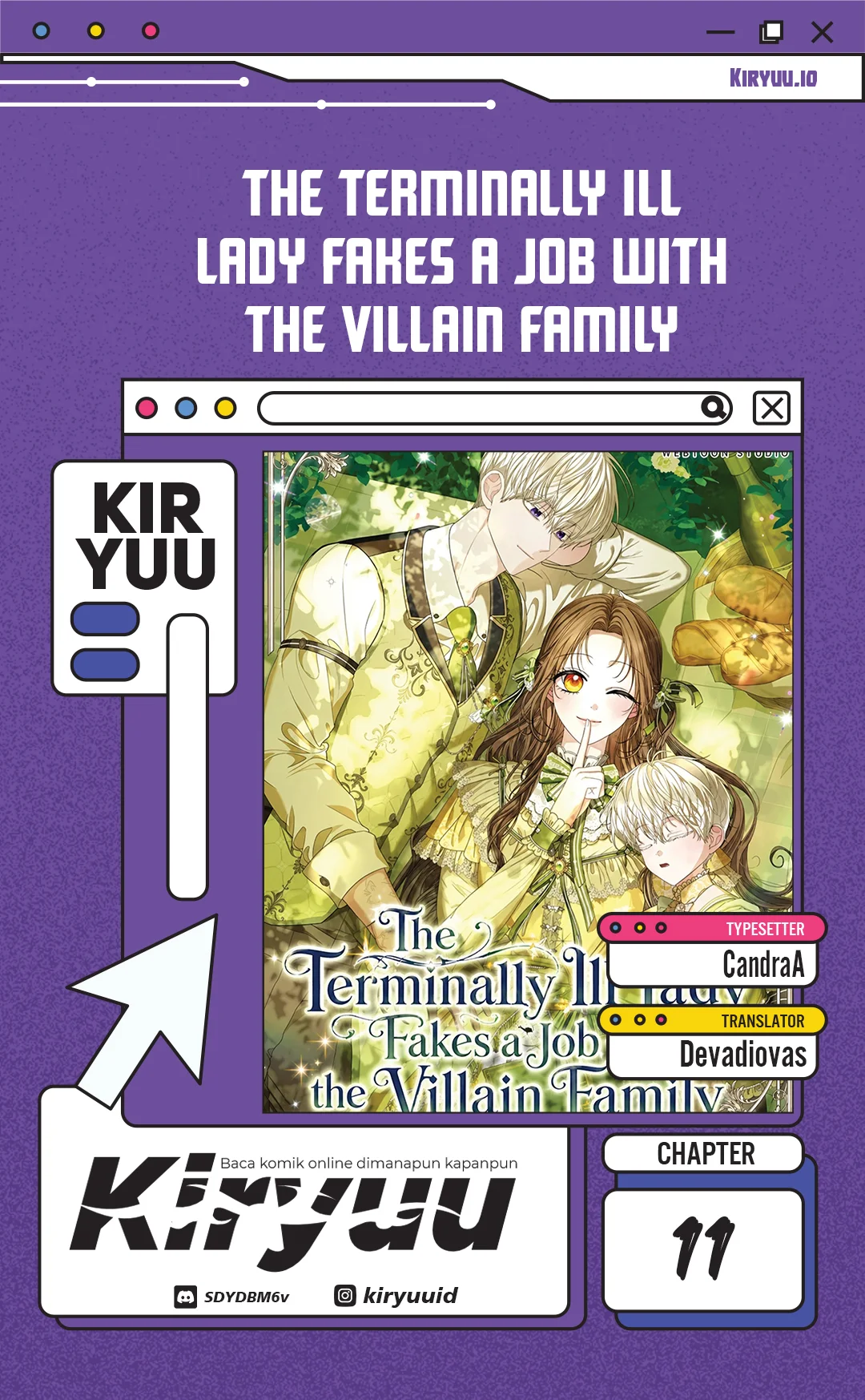 The Terminally Ill Lady Fakes a Job with the Villain Family Chapter 11 - halaman 1