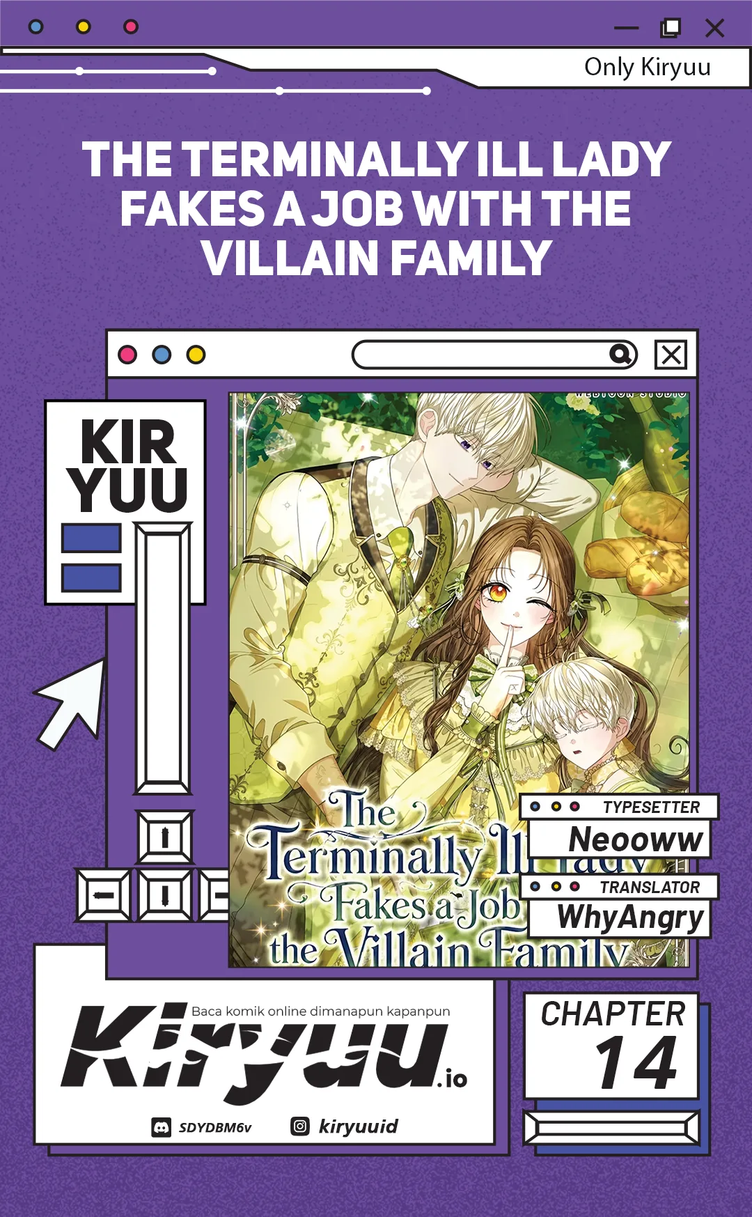 The Terminally Ill Lady Fakes a Job with the Villain Family Chapter 14 - halaman 1