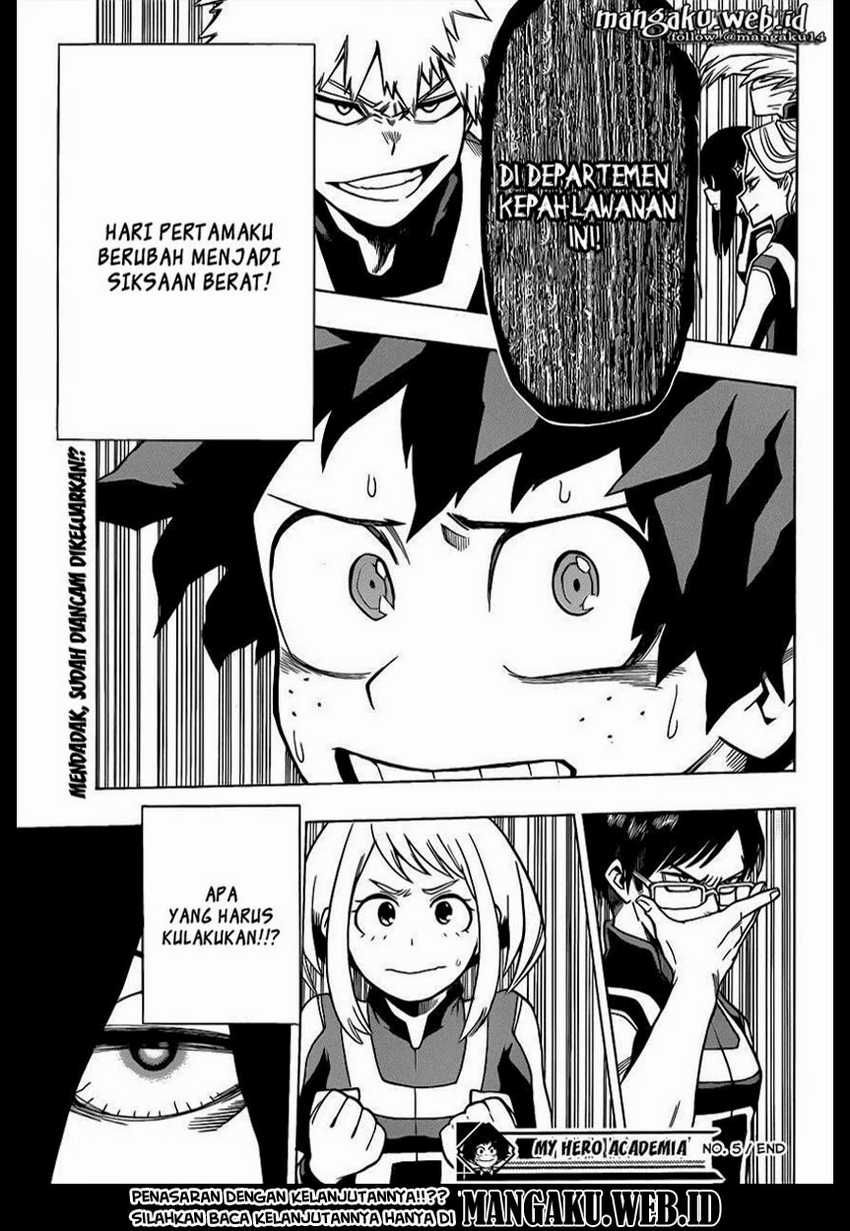 Boku no Hero Academia Chapter 5 - halaman 20