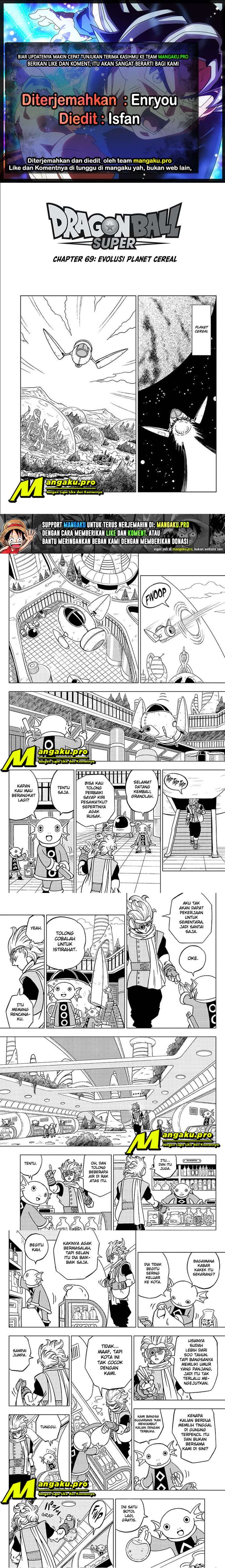 Dragon Ball Super Chapter 69 - halaman 1
