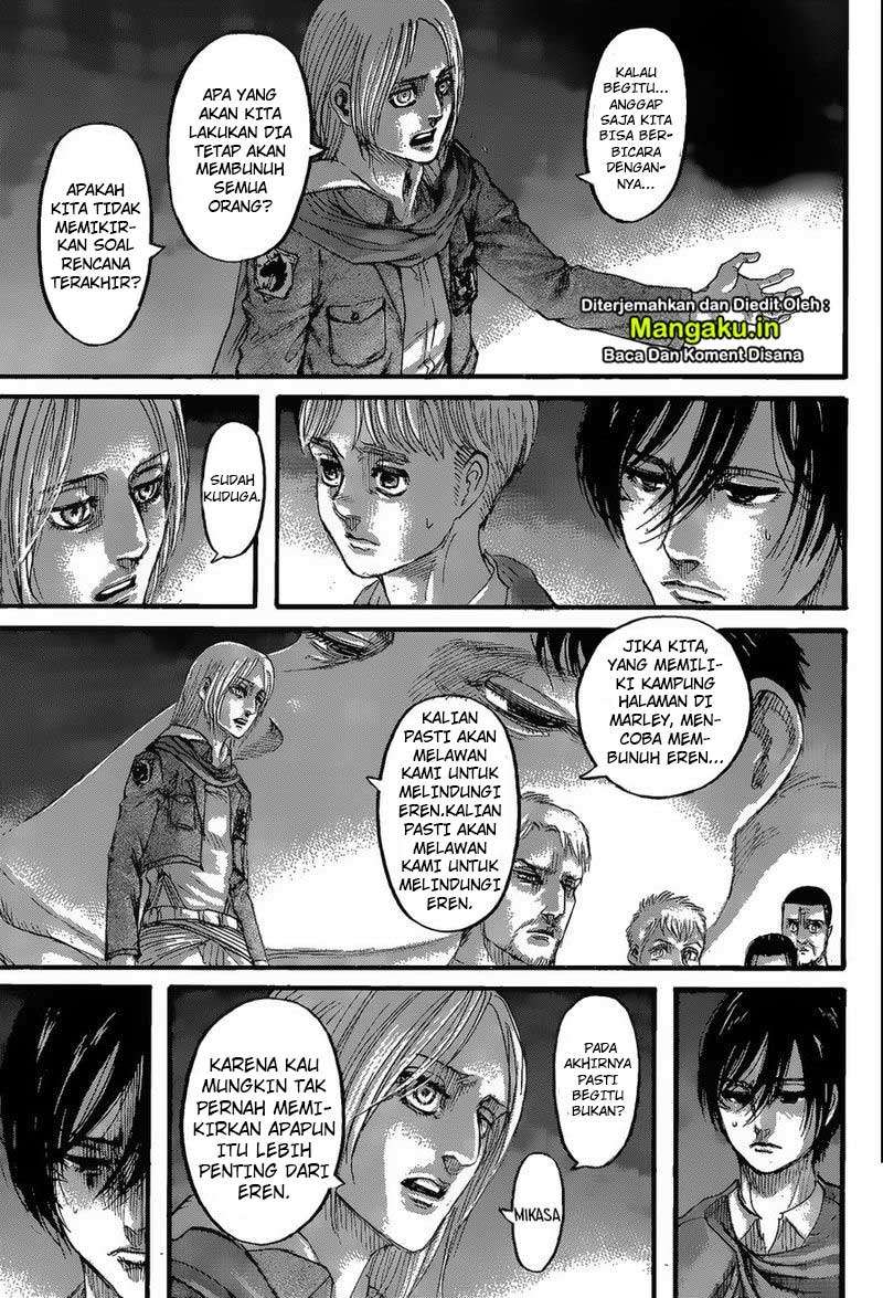 Shingeki no Kyojin Chapter 127.1 - halaman 17