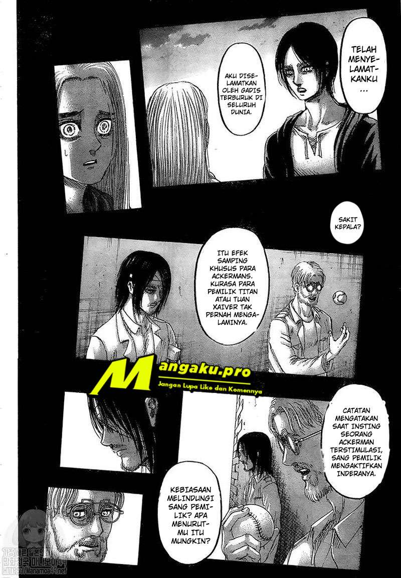 Shingeki no Kyojin Chapter 130.1 - halaman 16