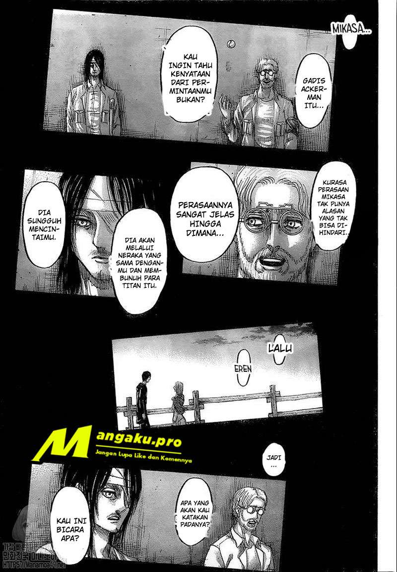 Shingeki no Kyojin Chapter 130.1 - halaman 17