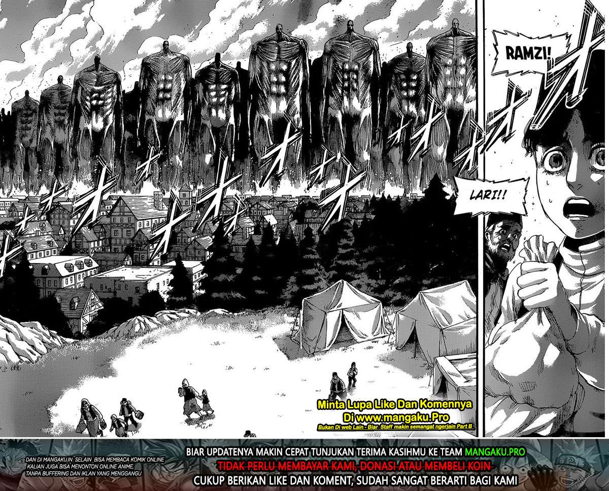 Shingeki no Kyojin Chapter 131.1 - halaman 17