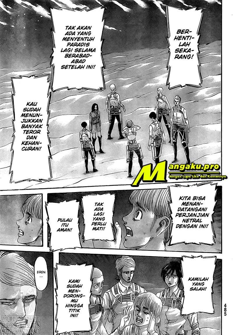 Shingeki no Kyojin Chapter 133.1 - halaman 15