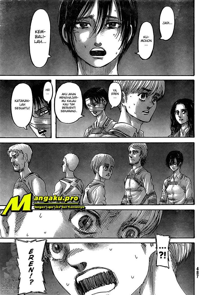Shingeki no Kyojin Chapter 133.1 - halaman 17