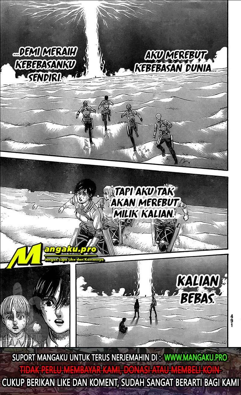 Shingeki no Kyojin Chapter 133.1 - halaman 21