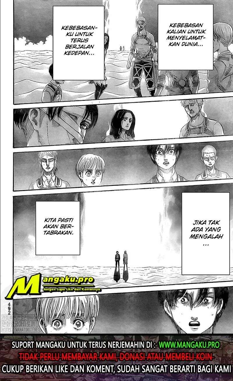 Shingeki no Kyojin Chapter 133.1 - halaman 22