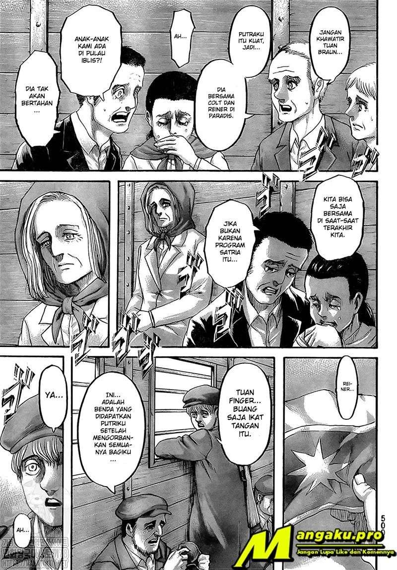 Shingeki no Kyojin Chapter 133.2 - halaman 17