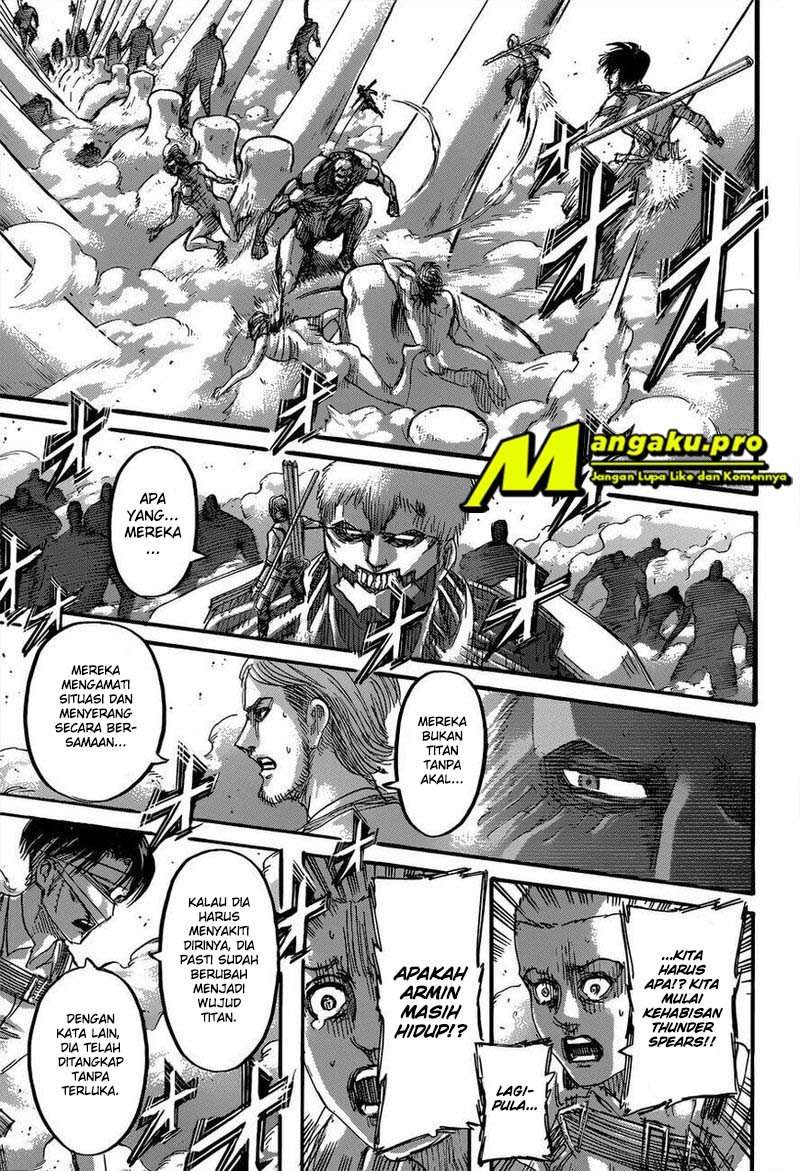 Shingeki no Kyojin Chapter 135.1 - halaman 15
