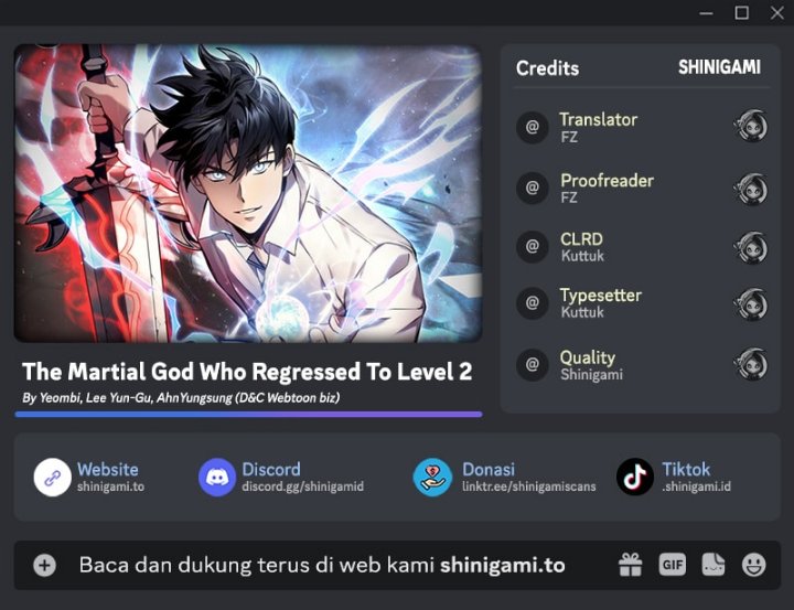 Martial God Regressed to Level 2 Chapter 129 - halaman 1