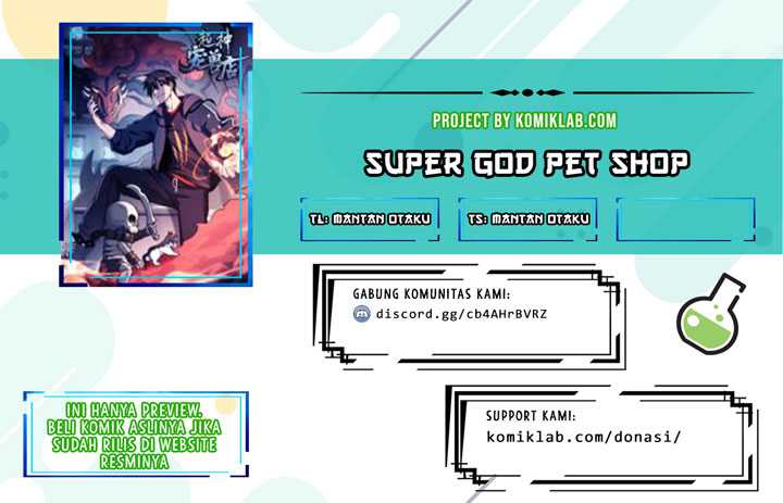 Super God Pet Shop Chapter 1 - halaman 1