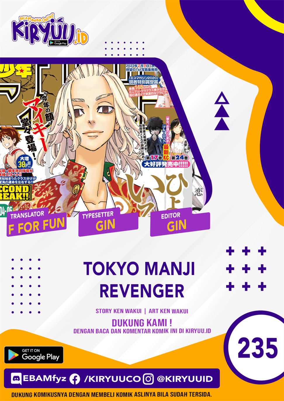 Tokyo Revengers Chapter 235 - halaman 2