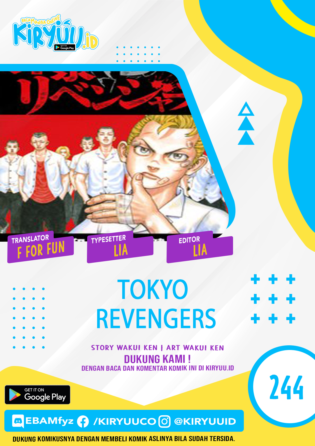 Tokyo Revengers Chapter 244 - halaman 3