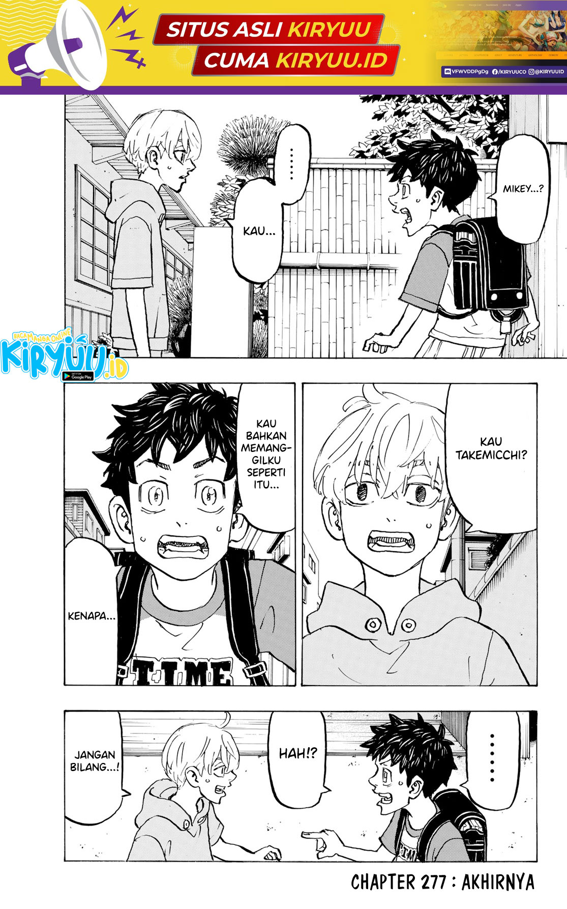 Tokyo Revengers Chapter 277 - halaman 2