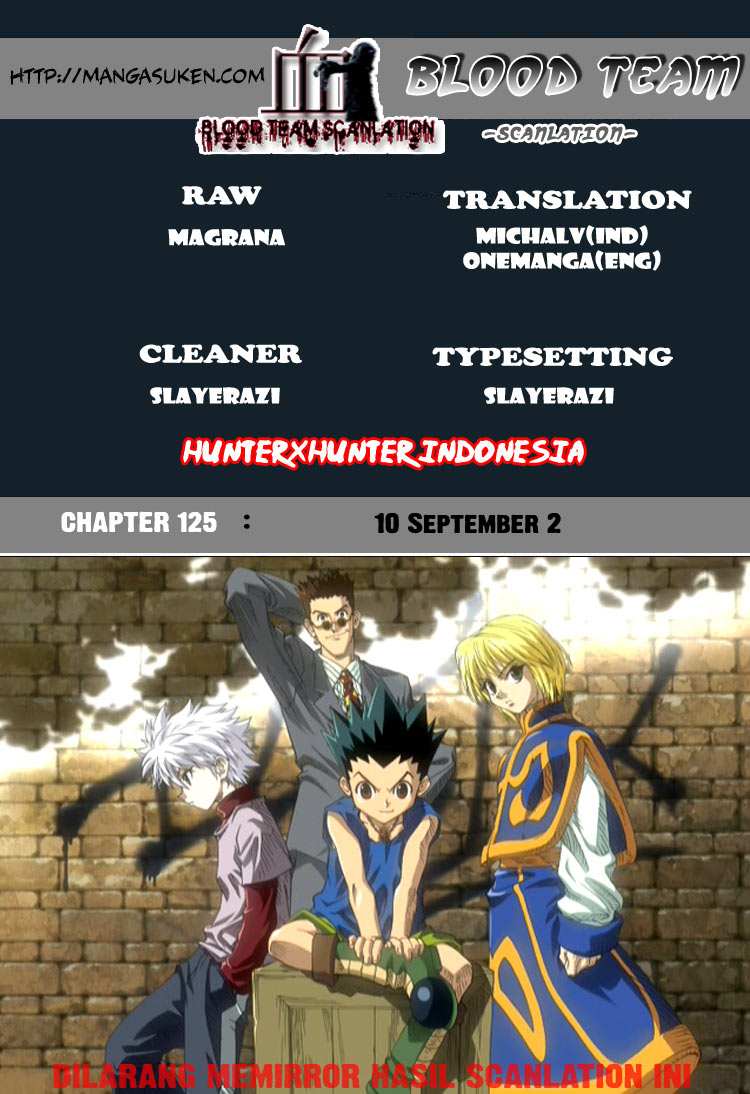 Hunter x Hunter Chapter 125 - halaman 1