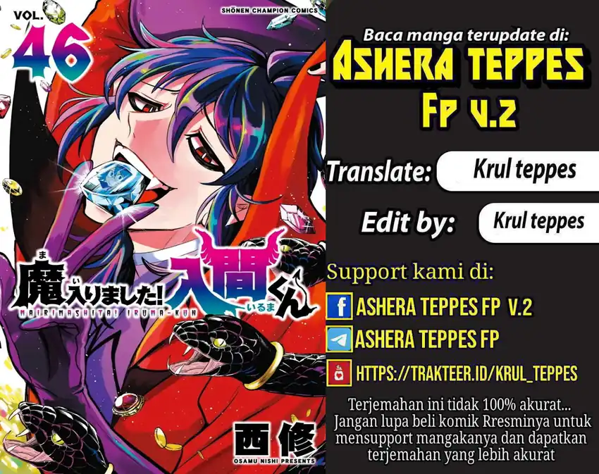 Mairimashita! Iruma-kun Chapter 424 - halaman 1