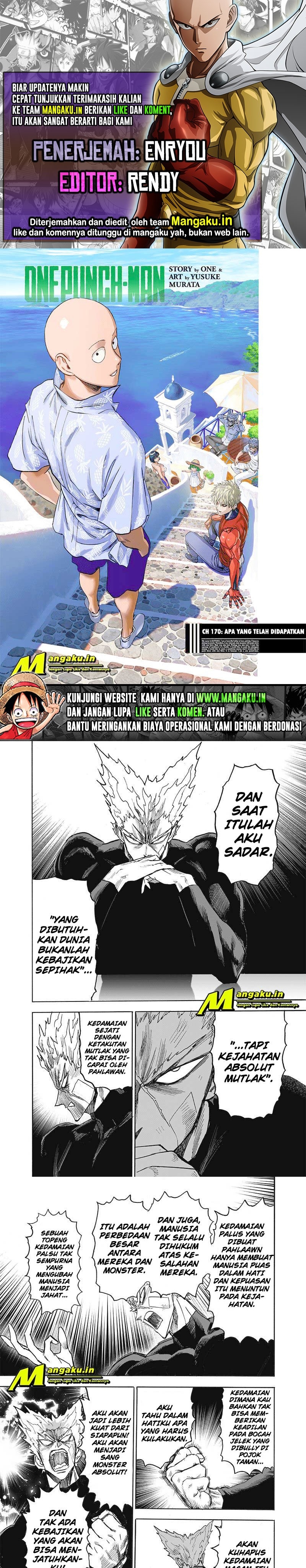 One Punch-Man Chapter 170 - halaman 1