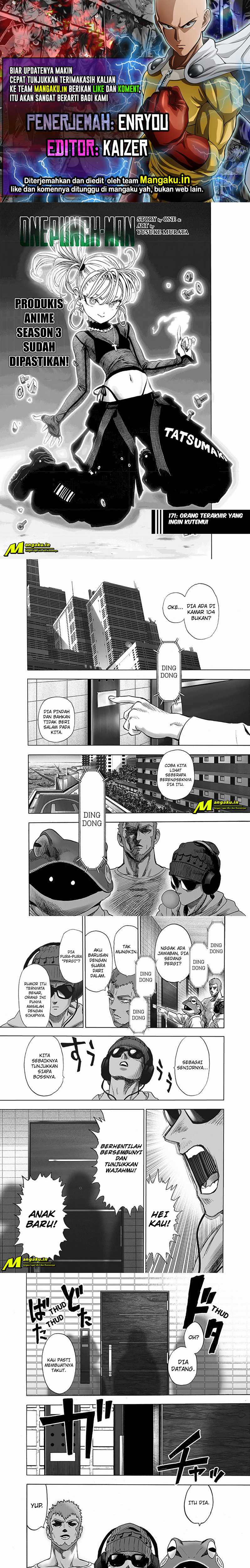 One Punch-Man Chapter 171 - halaman 1