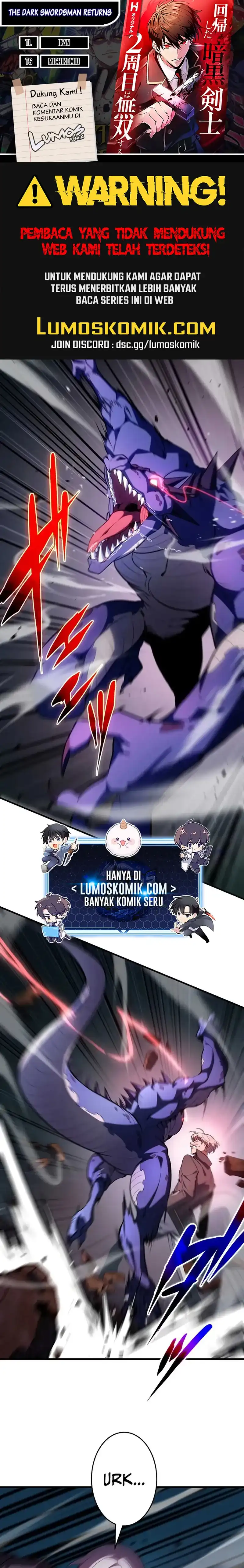 The Dark Swordsman Returns Chapter 38 - halaman 1