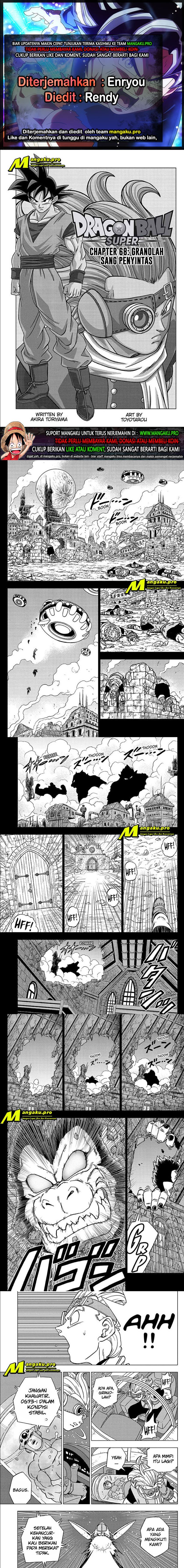 Dragon Ball Super Chapter 68.1 - halaman 1