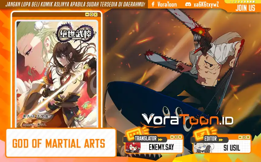 God of Martial Arts Chapter 1192 - halaman 1
