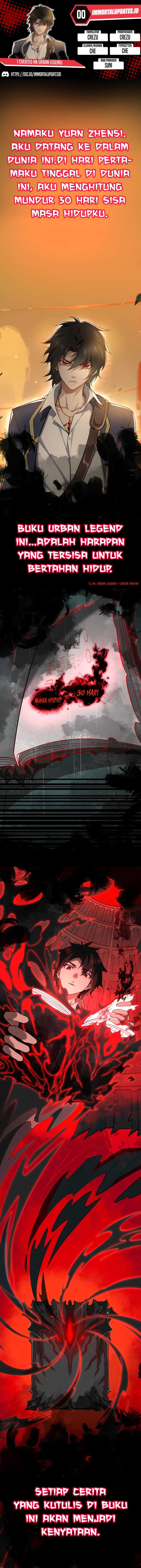 I Created an Urban Legend! Chapter 0.1 - halaman 1