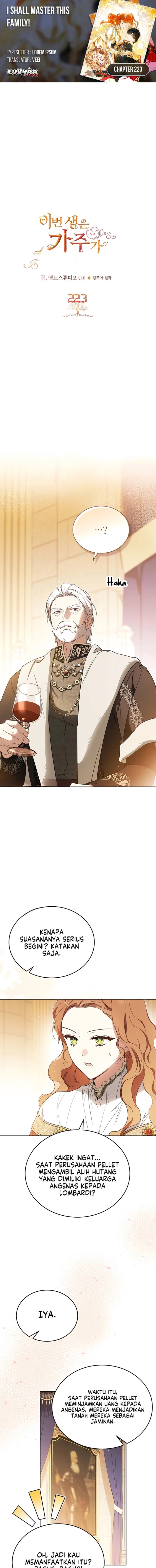 I Shall Master This Family! Chapter 223 - halaman 1