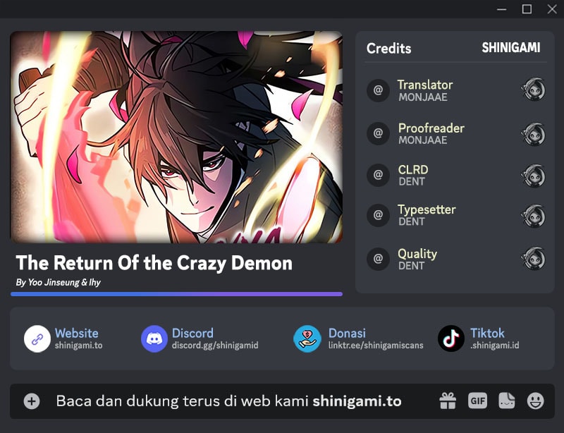Return of the Mad Demon Chapter 195 - halaman 1