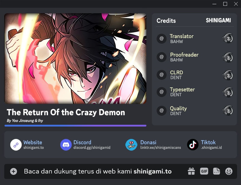 Return of the Mad Demon Chapter 215 - halaman 1