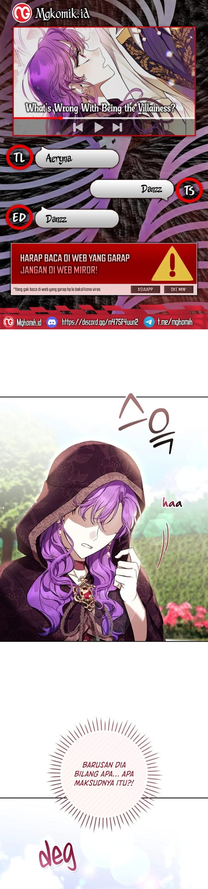 What’s Wrong With Being the Villainess? Chapter 65 - halaman 1