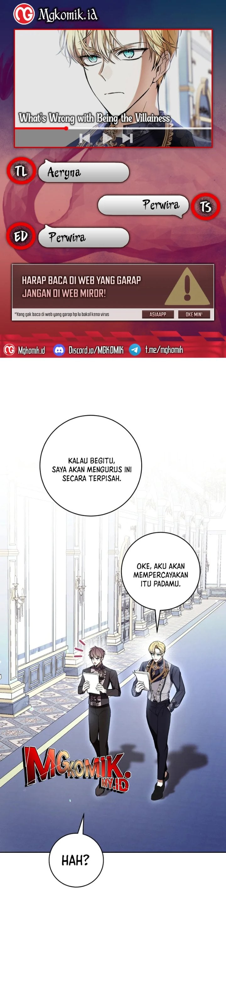 What’s Wrong With Being the Villainess? Chapter 73 - halaman 1