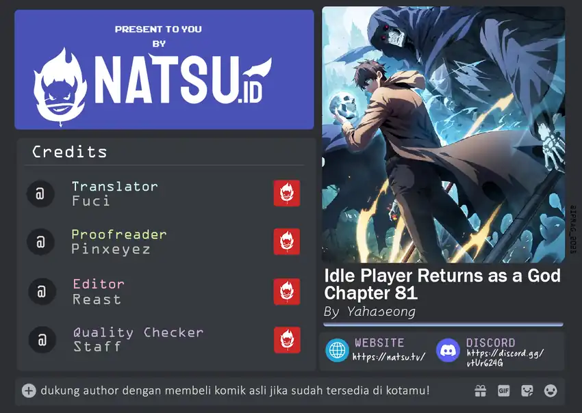 Idle Player Returns as a God (I Awoke as a God) Chapter 81.39866 - halaman 1