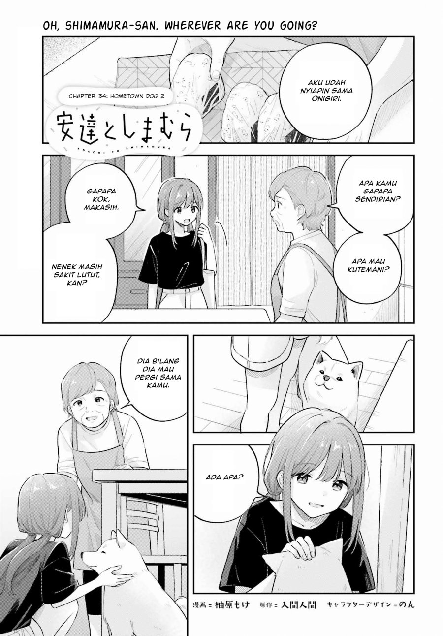 Adachi to Shimamura Chapter 36.2 - halaman 1