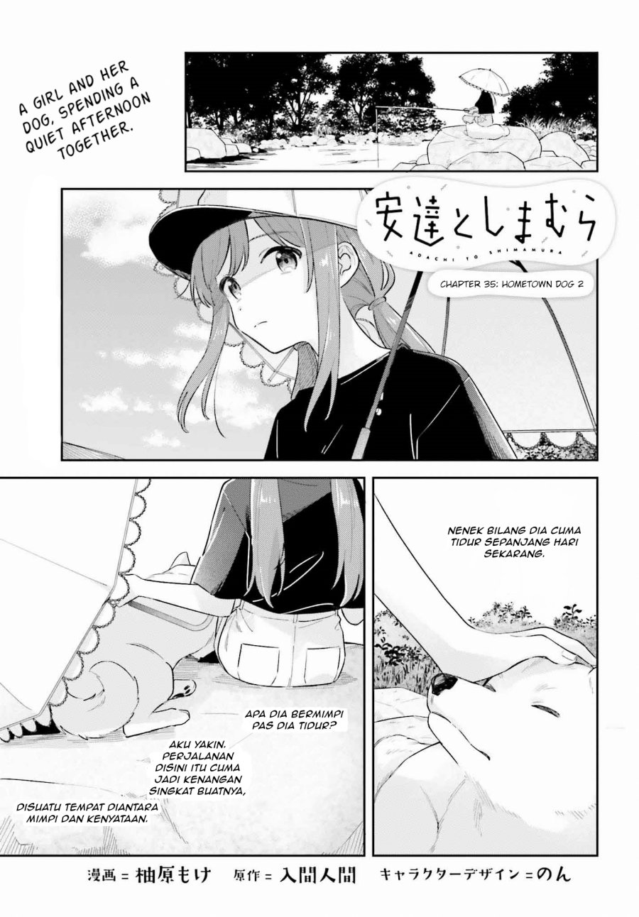 Adachi to Shimamura Chapter 36.3 - halaman 1