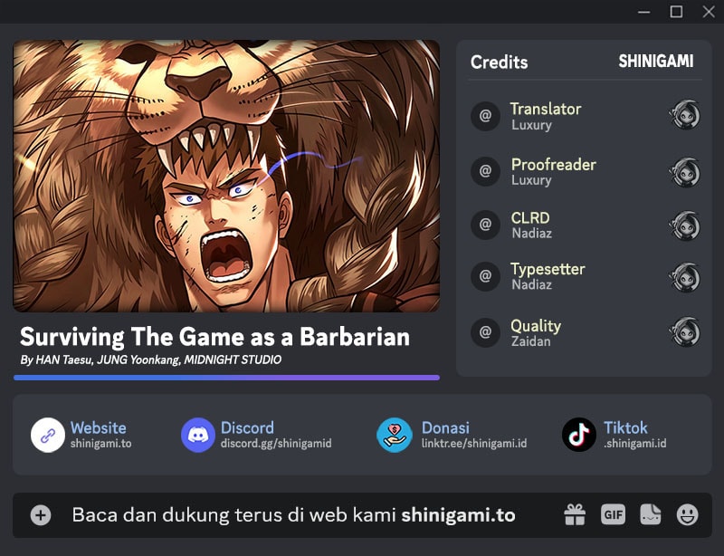 Surviving the Game as a Barbarian Chapter 117 - halaman 1