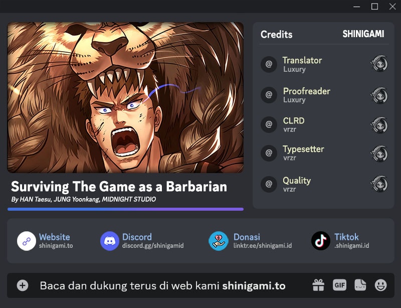 Surviving the Game as a Barbarian Chapter 118 - halaman 1