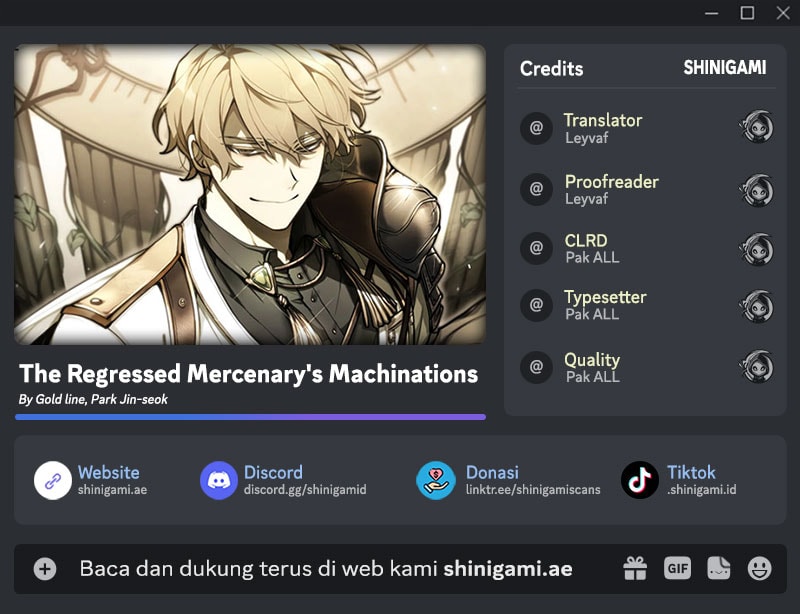 The Regressed Mercenary’s Machinations Chapter 36 - halaman 1