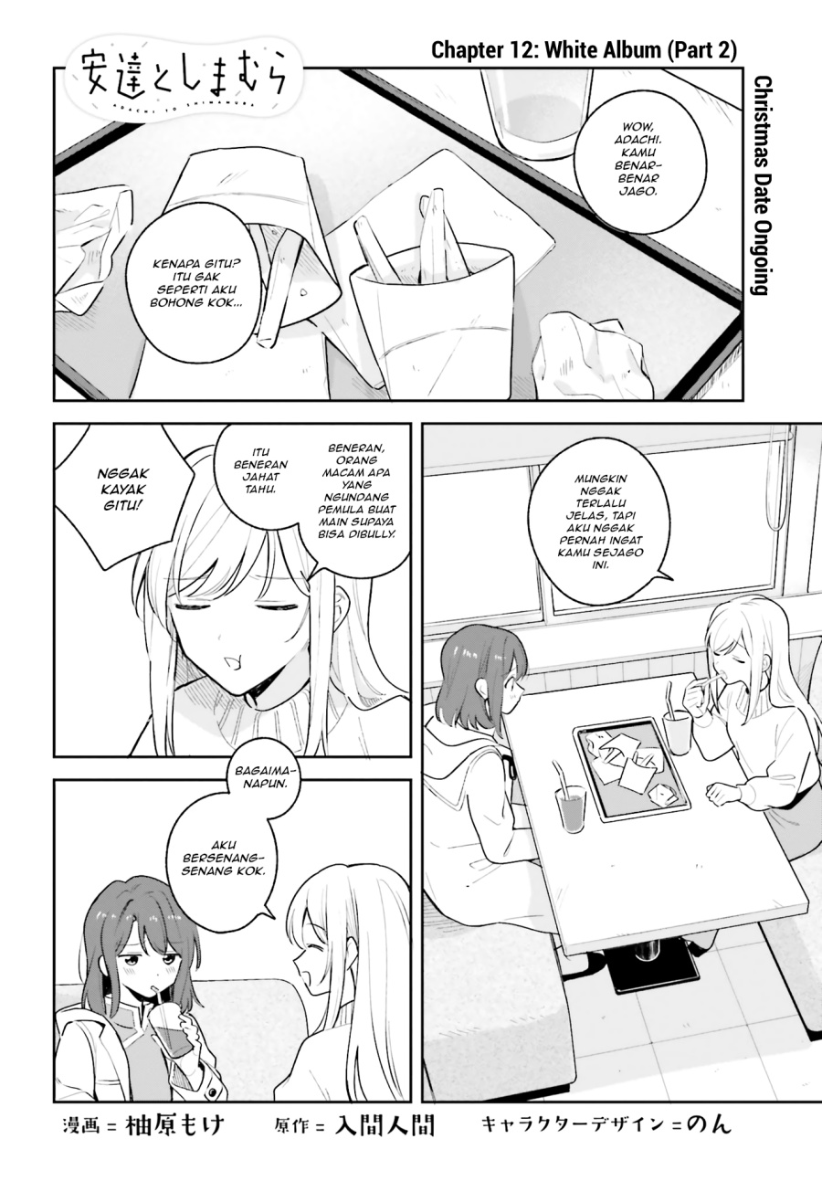 Adachi to Shimamura Chapter 12.5 - halaman 1