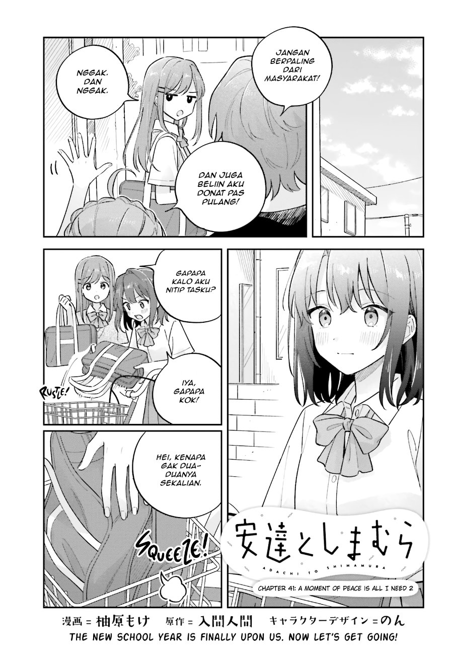 Adachi to Shimamura Chapter 41 - halaman 1