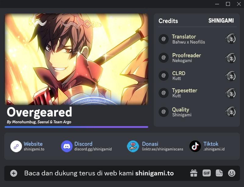 Overgeared (Team Argo) Chapter 324 - halaman 1